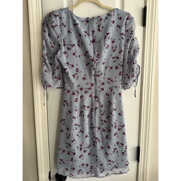 WAYF Larissa Floral Ruched Cutout Minidress size Small - Picture 12 of 12